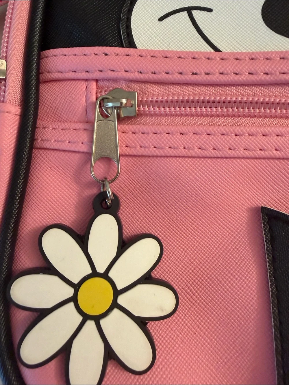 Disney Minnie Mouse Pink Kids Backpack Daisy Charm change purse